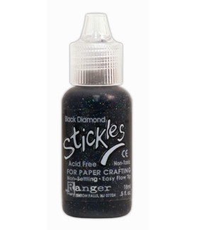 Ranger Stickles Glitter Glue - Black Diamond 18ml