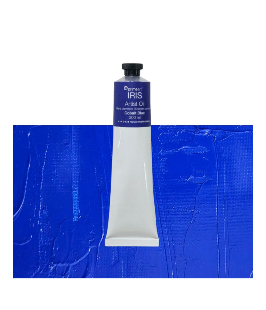 Primeart Iris Oil Paint 200ml Cobalt Blue
