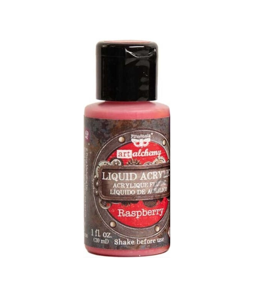 Prima Finnabair - Liquid Acrylic Paint 30ml Raspberry