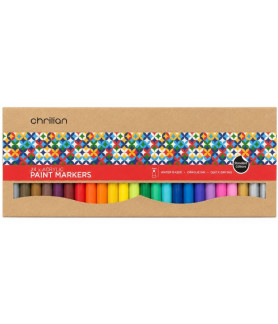 Chrillian Acrylic Markers 3mm 24's