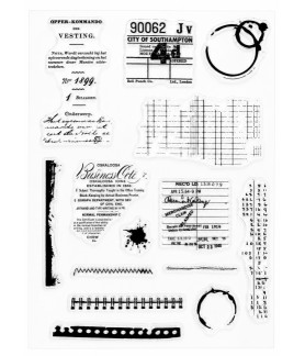 Clear Stamps Vintage English