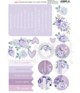 Uniquely - Ultraviolet Delight Cut-a-Part Sheet