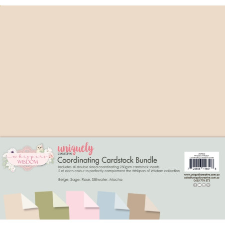 Uniquely - Whispers of Wisdom Coordinating Cardstock Bundle
