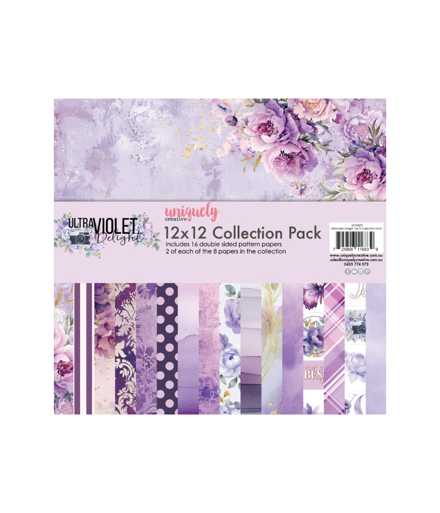 Uniquely - Ultraviolet Delight 12x12 Collection Pack (16 sheets)