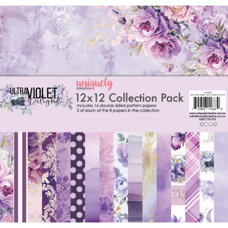 Uniquely - Ultraviolet Delight 12x12 Collection Pack (16 sheets)