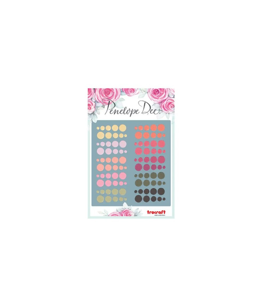 Penelope Dee Rosey Color Dots