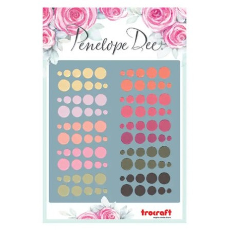 Penelope Dee Rosey Color Dots