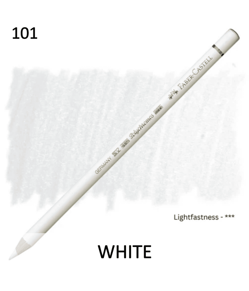 Faber Castell Polychromos Pencil - White