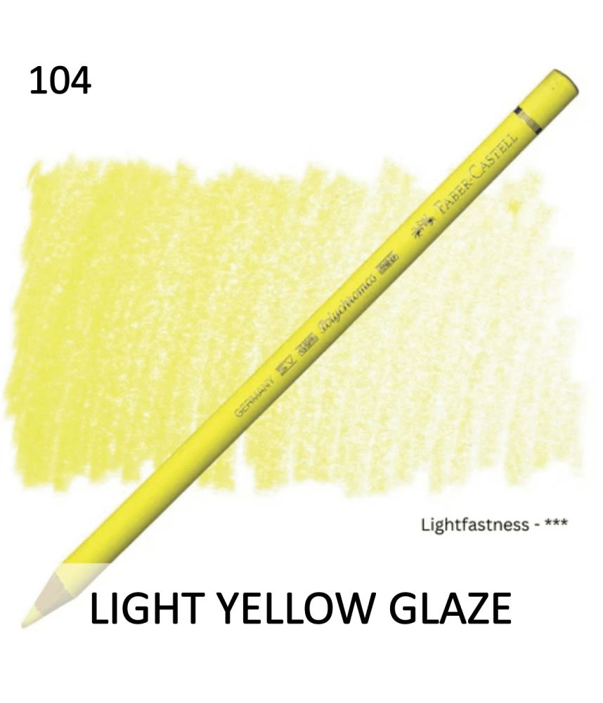Faber Castell Polychromo Pencil Light Yellow Glaze