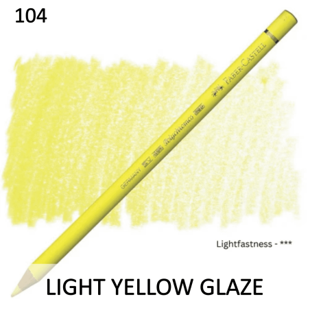 Faber Castell Polychromo Pencil Light Yellow Glaze