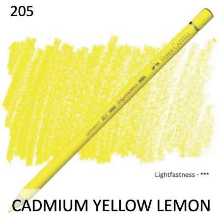 Faber Castell Polychromo Pencil - Cadmium Yellow Lemon