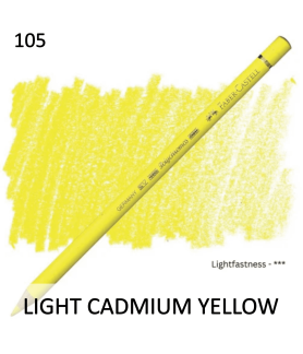 Faber Castell Polychromo Pencil - Light Cadmium Yellow