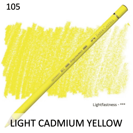 Faber Castell Polychromo Pencil - Light Cadmium Yellow