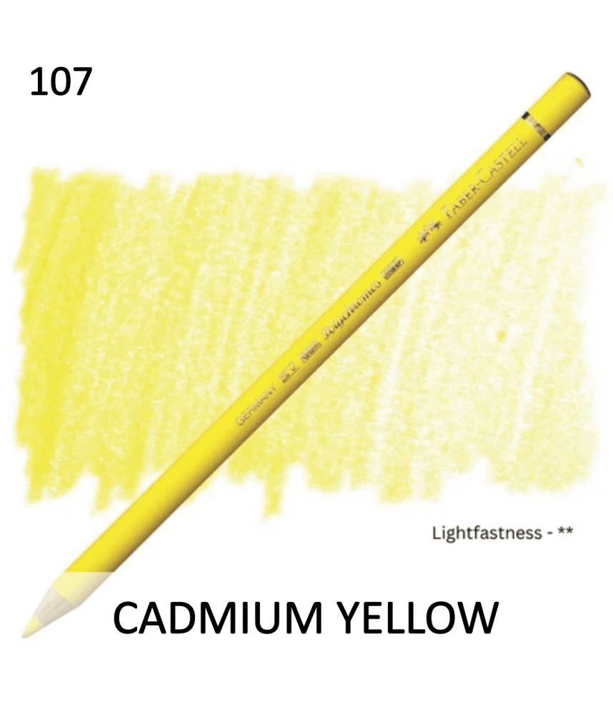 Faber Castell Polychromo Pencil - Cadmium Yellow