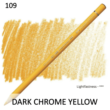 Faber Castell  Polychromo Pencil - Dark Chrome Yellow