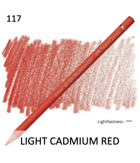 Faber Castell Polychromo Pencil - Light Cadmium Red