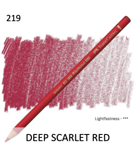 Faber Castell Polychromo Pencil - Dark Scarlet Red