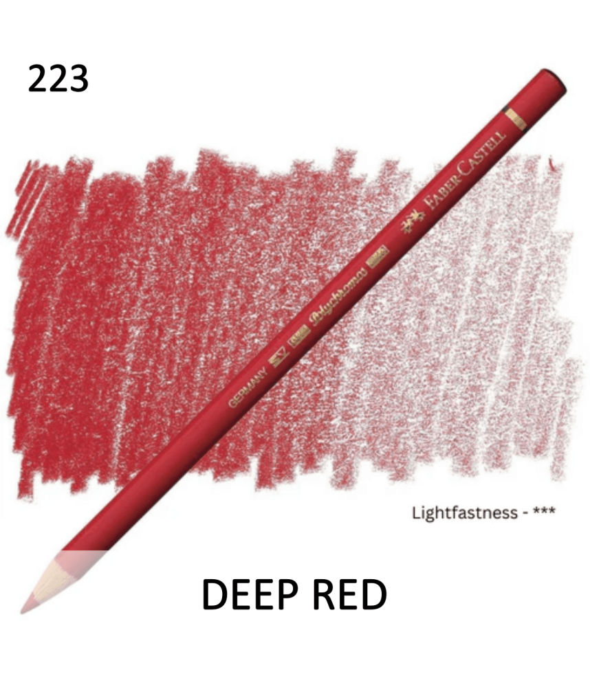 Faber Castel Polychromo Pencil - Deep Red