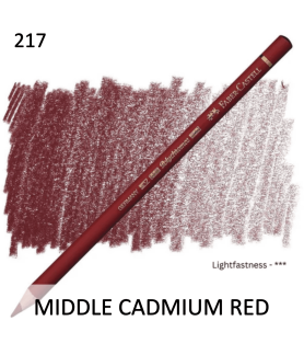 Faber Castell Polychromo Pencil - Middle Cadmium Red