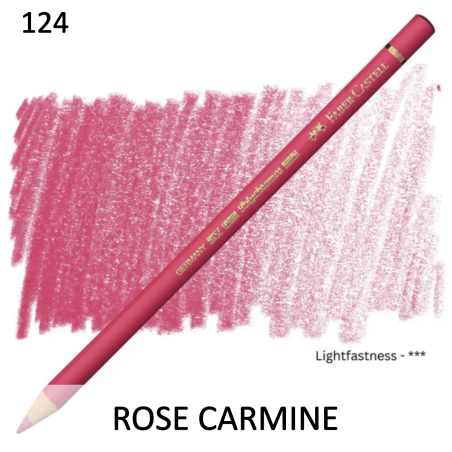 Faber Castell Polychromo Pencil - Rose Carmine