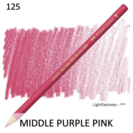 Faber Castell Polychromo Pencil - Middle Purple Pink