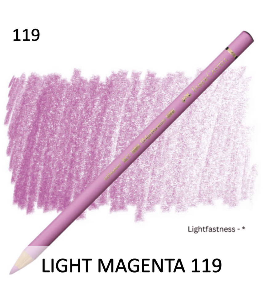 Faber Castell Polychromo Pencil - Light Magenta