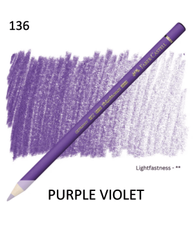 Faber Castell Polychromo Pencil - Purple Violet