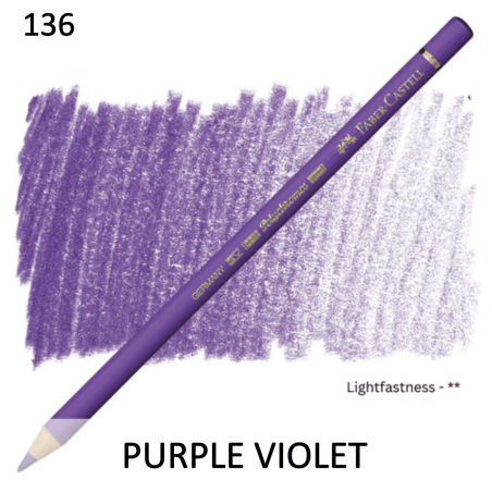 Faber Castell Polychromo Pencil - Purple Violet