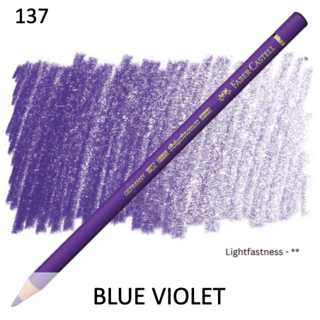 Faber Castell Polychromo Pencil - Blue Violet