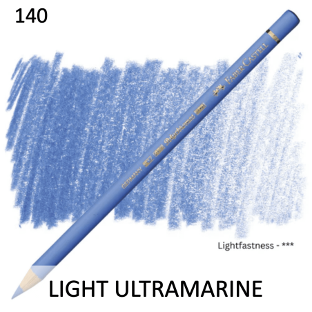 Faber Castell Polychromo Pencil - Light Ultramarine
