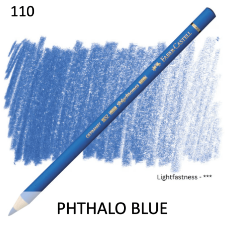 Faber Castell Polychromo Pencil - Phthalo Blue