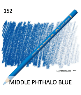 Faber Castel Polychromo Pencil - Middle Phthalo Blue