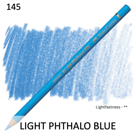 Faber Castell Polychromo Pencil - Light Phthalo Blue