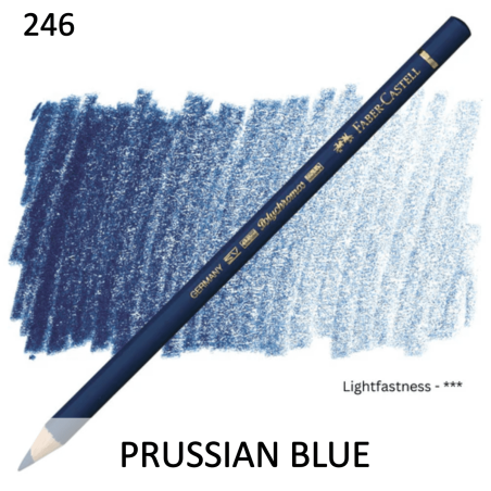 Faber Castell Polychromo Pencil - Prussian Blue