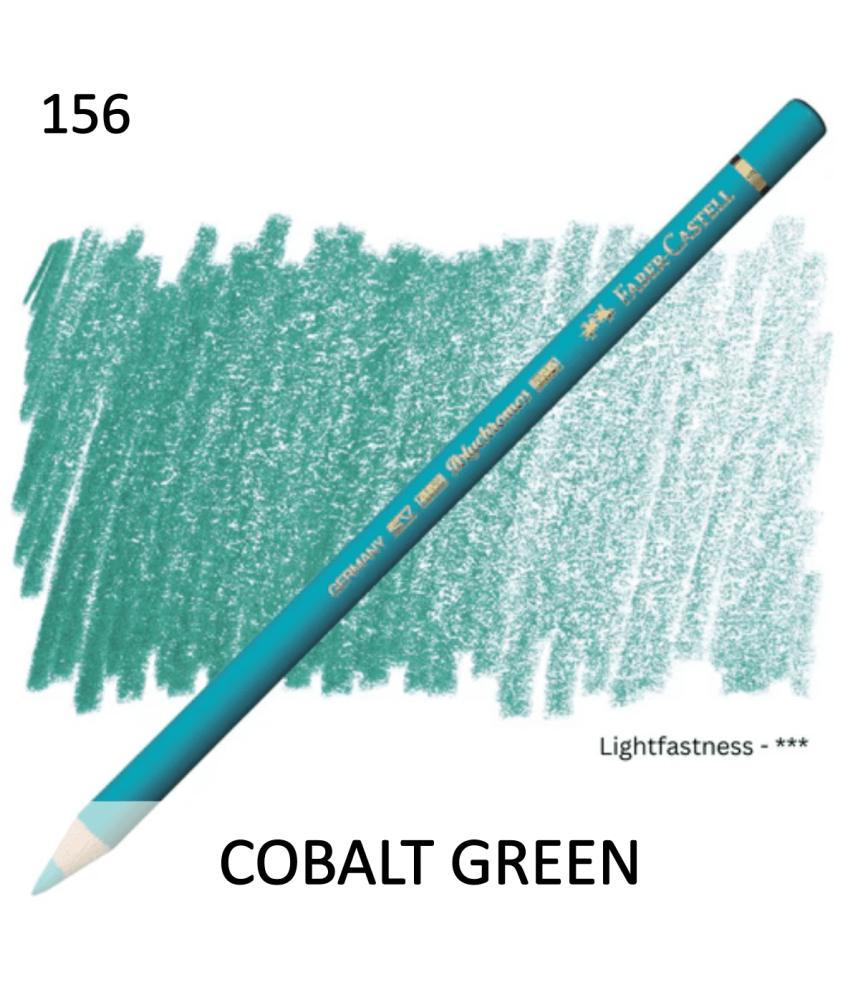 Faber Castell Polychromo Pencil - Cobalt Green