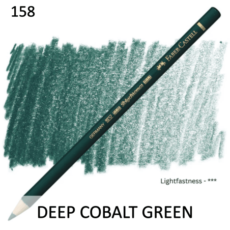 Faber Castell Polychromo Pencil - Deep Cobalt Green