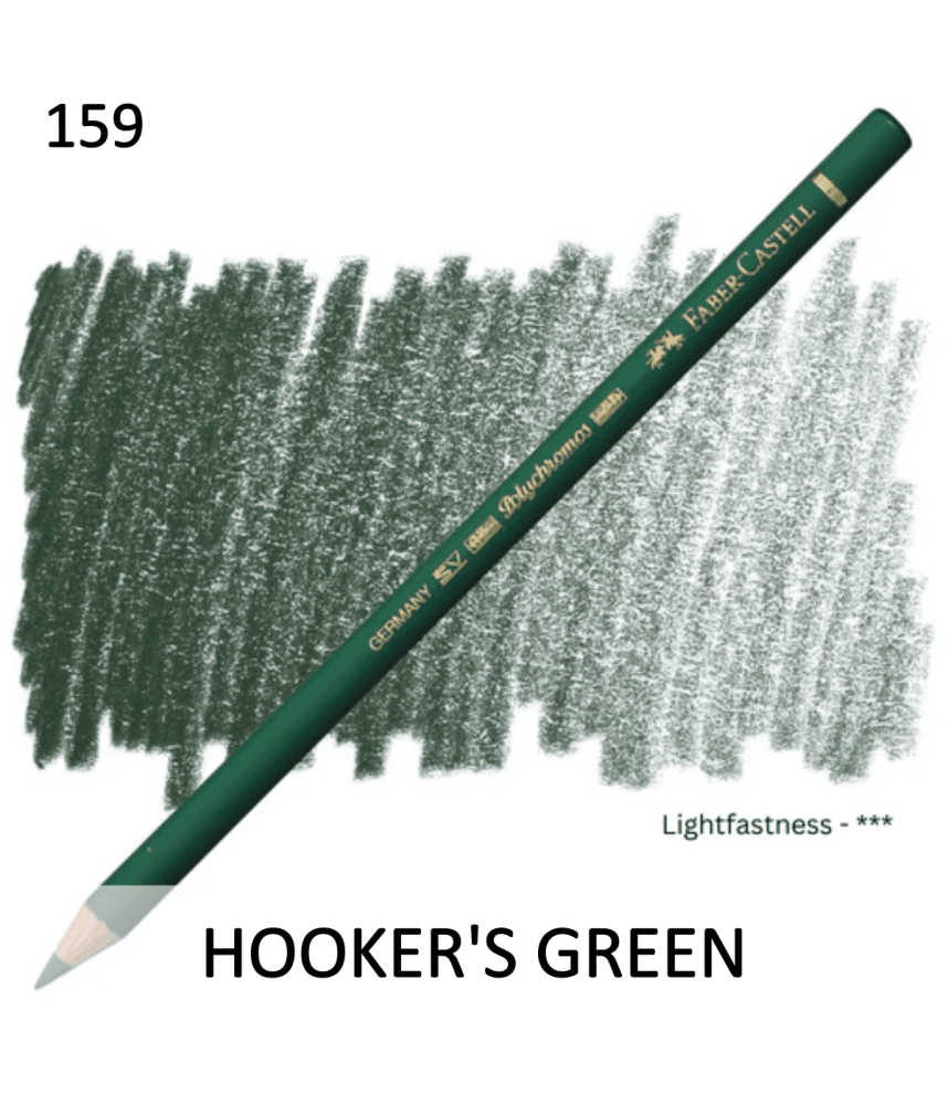 Faber Castell Polychromo Pencil - Hooker's Green