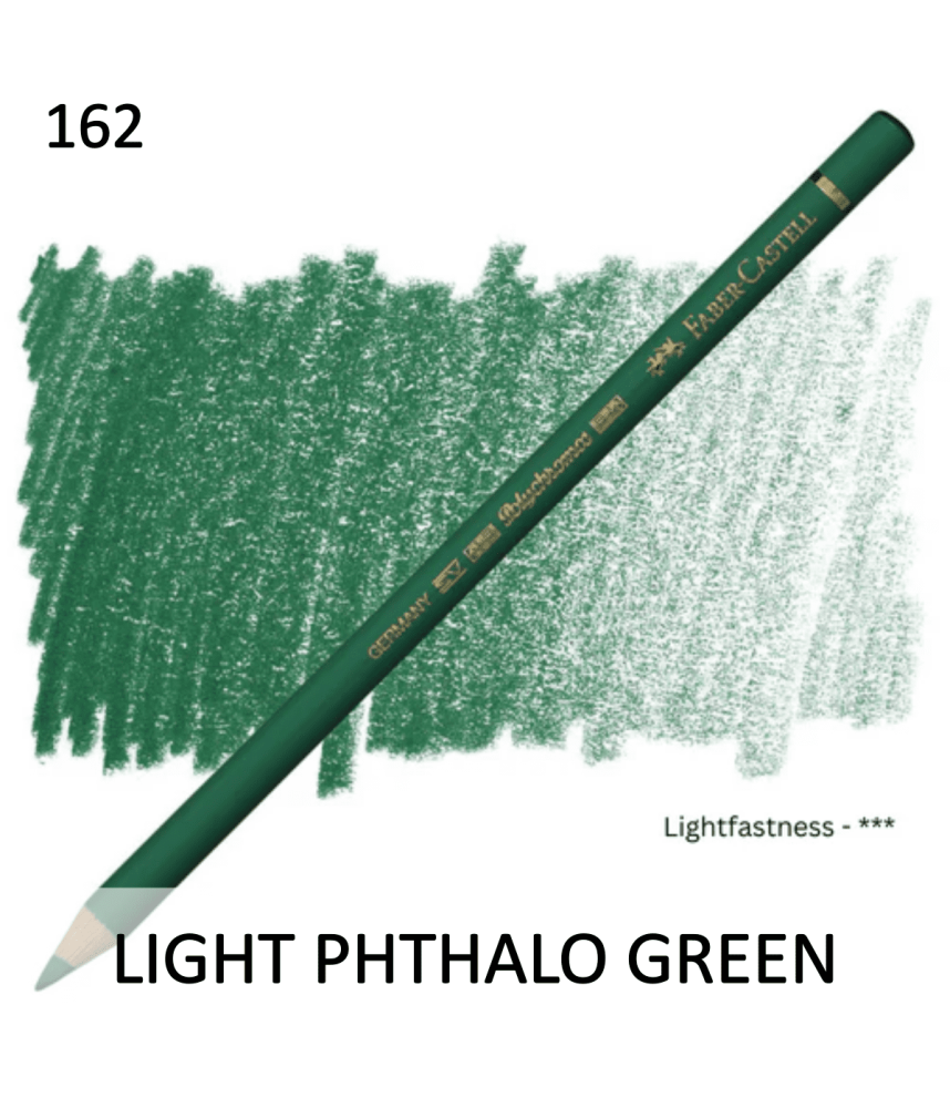 Faber Castell Polychromo Pencil - Light Phthalo Green