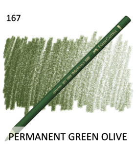 Faber Castell Polychromo Pencil - Permanent Green Olive