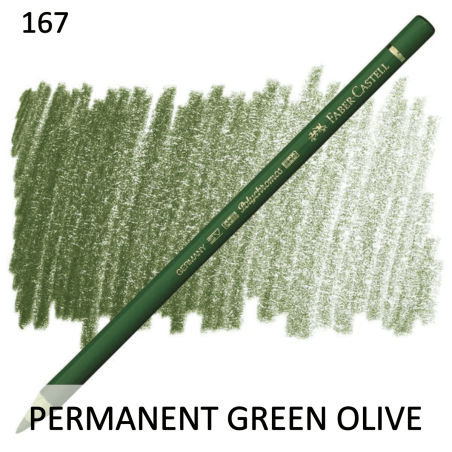 Faber Castell Polychromo Pencil - Permanent Green Olive