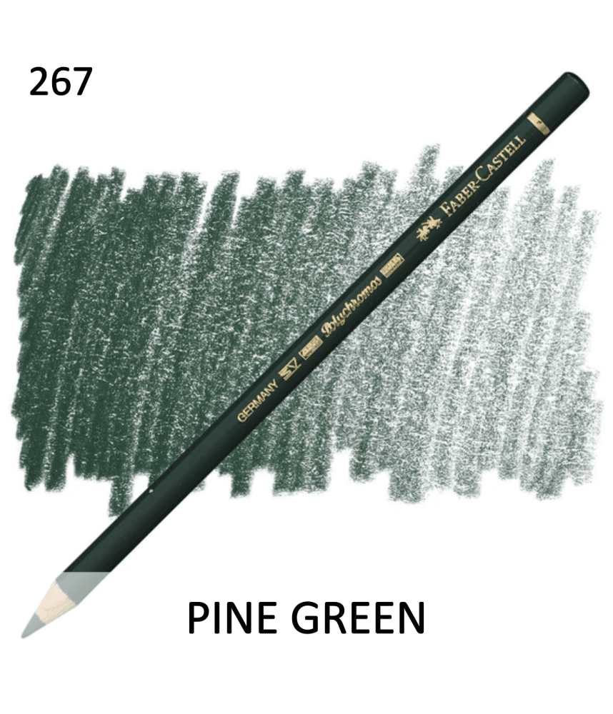 Faber Castell Polychromo Pencil - Pine Green