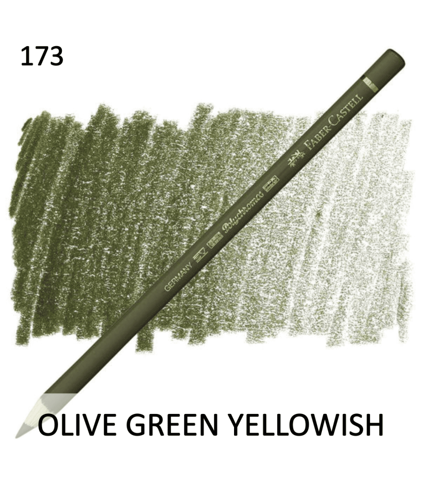 Faber Castell Polychromo Pencil - Olive Green Yellowish