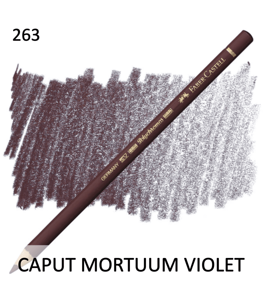 Faber Castell Polychromo Pencil - Caput Mortuum Violet