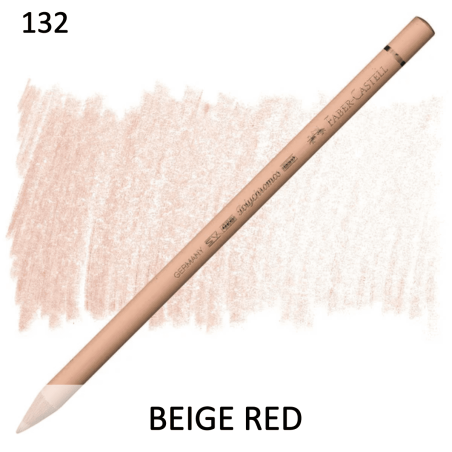 Faber Castell Polychromo Pencil - Light Flesh/ Beige Red