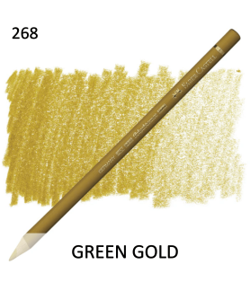Faber Castell Polychromo Pencil - Green Gold