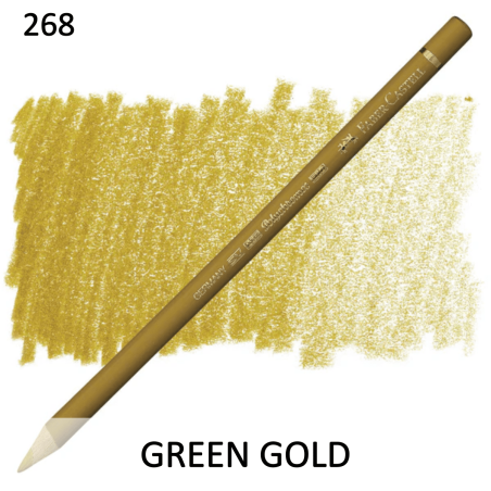 Faber Castell Polychromo Pencil - Green Gold