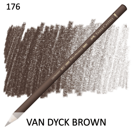 Faber Castell Polychromo Pencil - Van Dyck Brown
