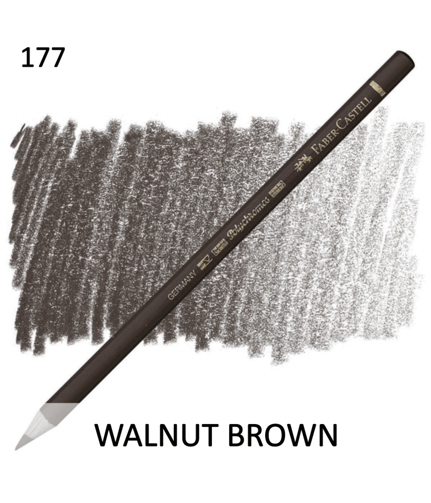 Faber Castell Polychromo Pencil - Walnut Brown