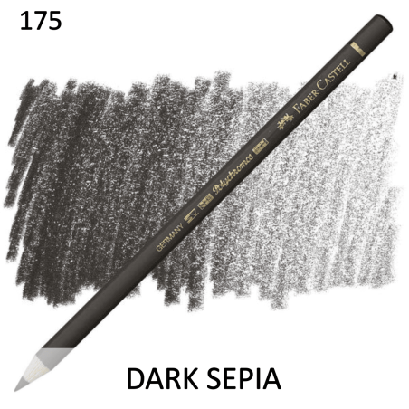 Faber Castell Polychromo Pencil - Dark Sepia