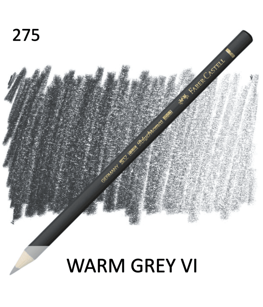 Faber Castell Polychromo Pencil - Warm Grey VI